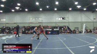 170 lbs Round 3 (8 Team) - Jaxon Trotter, Oklahoma Blue vs Dominic Sumpolec, Pennsylvania