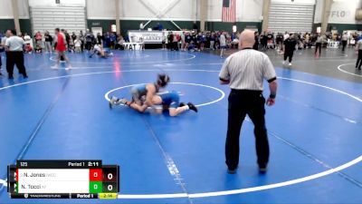 125 lbs Champ. Round 1 - Noah Jones, Iowa Western Community College vs Nico Tocci, Air Force