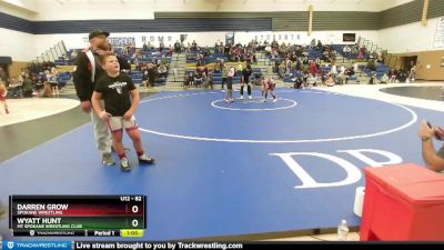 82 lbs Round 3 - Wyatt Hunt, Mt Spokane Wrestling Club vs Darren Grow, Spokane Wrestling