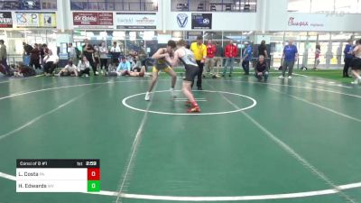 C-152 lbs Consi Of 8 #1 - Liam Costa, PA vs Hayden Edwards, WV