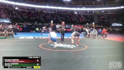 138-2A Cons. Round 2 - Elijah Martin, Dayspring Christian Academy vs Elias Hanson, Cedaredge