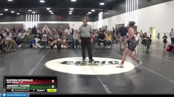105 lbs Round 2 (8 Team) - Kayden McDonald, West Virginia vs Andrew Tucker, Zeus Wrestling Club