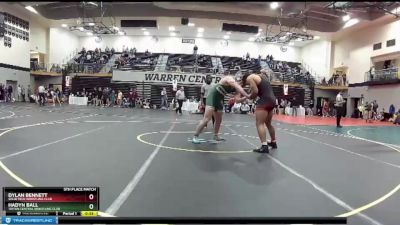 220 lbs 5th Place Match - Dylan Bennett, Solid Tech Wrestling Club vs Hadyn Ball, Triton Central Wrestling Club