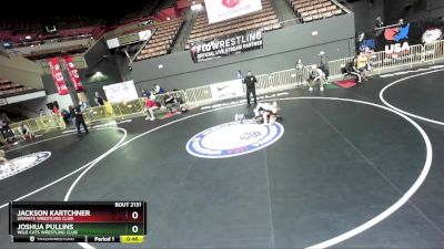 136 lbs Cons. Round 2 - Jackson Kartchner, Granite Wrestling Club vs Joshua Pullins, Wild Cats Wrestling Club