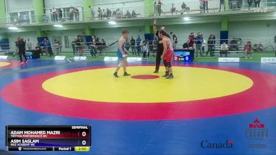 60kg Semifinal - Adam Mohamed Mazri, Tritton Performance WC vs Asim Saglam, Nile Academy WC