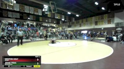 126 lbs Cons. Round 3 - Weston Holt, Hemet vs Jessie Pena, Birmingham