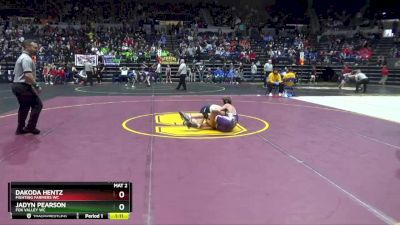 103 lbs Champ. Round 1 - Jadyn Pearson, Fox Valley WC vs Dakoda Hentz, Fighting Farmers WC