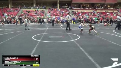 43-46 lbs Round 2 - Declan Metcalf, EXCELSIOR SPRINGS vs Luca Daniels, Winfield