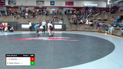 141 lbs Cons. Round 2 - Kaden Stanley, Central Missouri vs Smaill Saint Pierre, Limestone