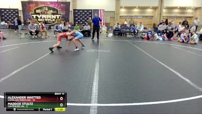 92 lbs Round 5 (8 Team) - Alexander Whitted, Cleveland Wrestling vs Maddox Stultz, Contenders WA