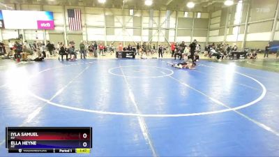 81 lbs Semifinal - Iyla Samuel, NV vs Ella Heyne, MT