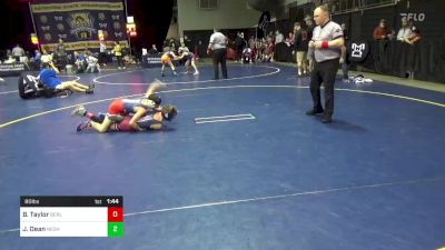 80 lbs Round Of 32 - Braydon Taylor, Berlin vs Joshua Dean, Neshaminy