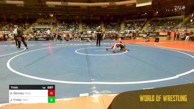 46 lbs Final - Azerijah Bonney, Pomona Elite vs Jacques Finley, Triumph Wrestling Club