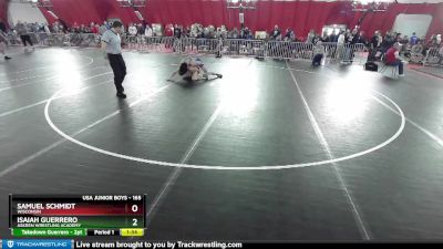 165 lbs Champ. Round 1 - Samuel Schmidt, Wisconsin vs Isaiah Guerrero, Askren Wrestling Academy