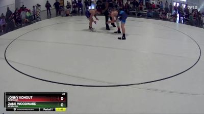 129 lbs Champ. Round 2 - Zane Woodward, Nebraska vs Jonny Kohout, Nebraska