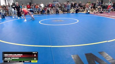 130 lbs Round 1 - Jacob Chromey, Washington vs Breyden Childress, Marysville Wrestling Club