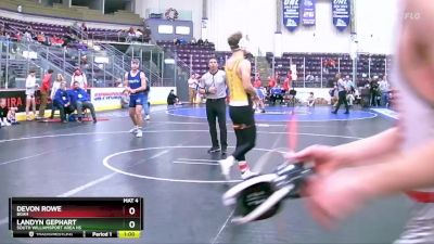 170 lbs 7th Place Match - Landyn Gephart, South Williamsport Area Hs vs Devon Rowe, BGAH