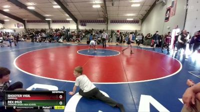 126 lbs Semifinal - Shooter Vigil, Sheridan vs Rex Imus, Thunder Basin High School