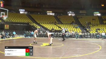 197 lbs Dual - Alex Hopkins, Army vs Chasen Blair, North Carolina