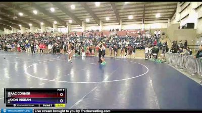 130 lbs Quarterfinal - Isaac Conner, OR vs Jaxon Ingram, ID