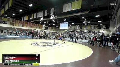 113 lbs Cons. Round 3 - Cash Andrade, Palm Desert vs Carter Bolt, Torrey Pines