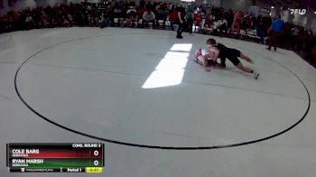 141 lbs Cons. Round 2 - Ryan Marsh, Nebraska vs Cole Barg, Nebraska