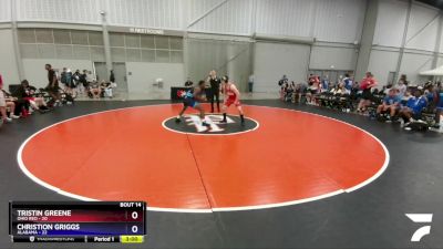 160 lbs Placement Matches (8 Team) - Tristin Greene, Ohio Red vs Christion Griggs, Alabama