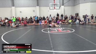 135 lbs Semifinal - Cooper Hallmark, Stronghold vs Carter Everett, Elevate Wrestling Club