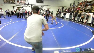 55 lbs Consi Of 4 - Austin Brownell, Salina Wrestling Club vs CJ Tyler, Black Fox Wrestling Club