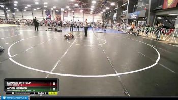 92 lbs Rd# 9- 2:15pm Saturday Final Pool - Aiden Hernon, California National Team vs Conner Whitely, Terps Xtreme
