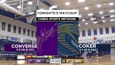 Replay: Converse vs Coker | Nov 21 @ 5 PM