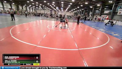 145 lbs Rd# 8 -10:30am Saturday - Ava Anderson, Lady Rangers vs Willa Dunn, Oklahoma Outlaws