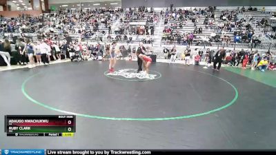 62 lbs Champ. Round 3 - Adaugo Nwachukwu, CA vs Ruby Clark, WA