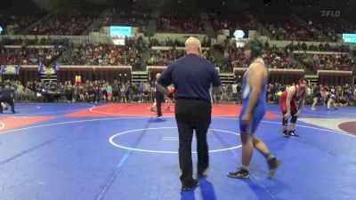 250 lbs Cons. Round 3 - Ashton Granados, Browning Indians Wrestling vs Riley Hughes, Natrona Colts Wrestling Club