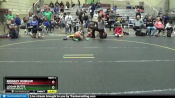 47 lbs Quarterfinals (8 Team) - Logan Butts, Michigan Matcats vs Kennedy Wheeler, Contenders WA Blue