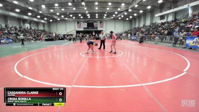 126 lbs Cons. Round 1 - Crisia Bonilla, Great Neck South vs Cassandra Clarke, Fulton