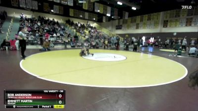 56 lbs Quarterfinal - Emmett Martin, NexGen vs Bob Anderson, Temecula Valley Wrestling Club