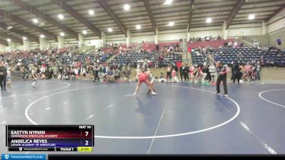 152 lbs Round 1 - Alysse Sharp, Uintah Girls Wrestling vs Bianca Cluff, Wasatch Wrestling Club