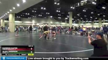 100 lbs Semis & Wb (16 Team) - Olivia Anderson, SD Fire vs Kameron Easter, Charlie`s Angels-FL