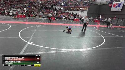 48 lbs Quarterfinal - Greysen Ganski, Team Nazar vs Christopher Allen, Oconomowoc Wrestling Club