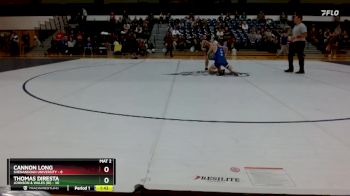 157 lbs Finals (2 Team) - Cannon Long, Shenandoah University vs Thomas DiResta, Johnson & Wales (RI)