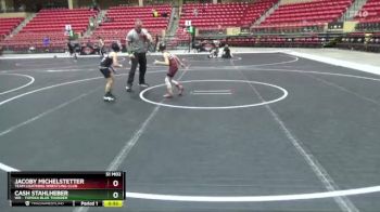 55 lbs 5th Place Match - Jacoby Michelstetter, Team Lightning Wrestling Club vs Cash Stahlheber, WR - Topeka Blue Thunder