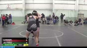 130 lbs Round 7 (8 Team) - Jax Forrest, Dynasty Crusaders vs CJ Pensiero, PA Alliance Red