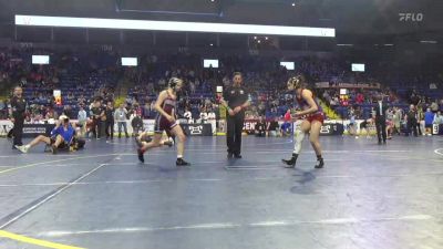 110 lbs 5th Place - Jordin Peoples, Curwensville vs Koralyz Luyando, Pocono Mountain West