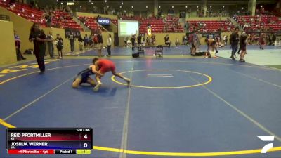 86 lbs 3rd Place Match - Reid Pfortmiller, KS vs Joshua Werner, VA