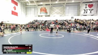 50 lbs Quarterfinal - Easton DeLauter, B2 Wrestling Academy vs Axl Fleury, Malone Wrestling Club