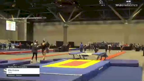 Ella Vivona - Double Mini Trampoline, CAVU - 2021 USA Gymnastics Championships
