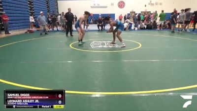 160 lbs Semifinal - Samuel Diggs, Heavy Hitting Hammers Wrestling Club vs Leonard Ashley Jr., Alchemy Wrestling