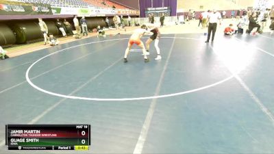 138 lbs Cons. Round 2 - Jamir Martin, Carrollton Thunder Wrestling vs Guage Smith, Iowa