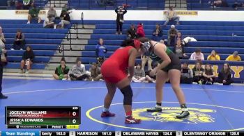 235 lbs 1st Place Match - Jocelyn Willliams, Flossmoor (Homewood-F.) vs Jessica Edwards, HARRISON